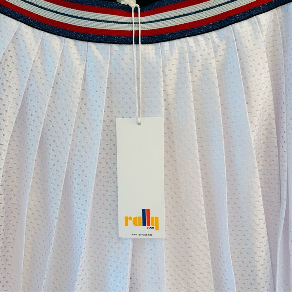 Rally Club White Pleated Skort Skirt Pickleball Tennis XL - Picture 4 of 11